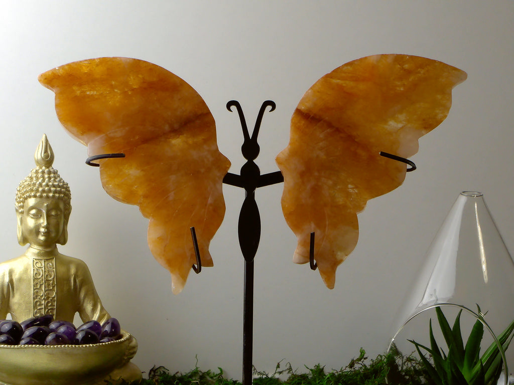 Feuerquarz Schmetterling