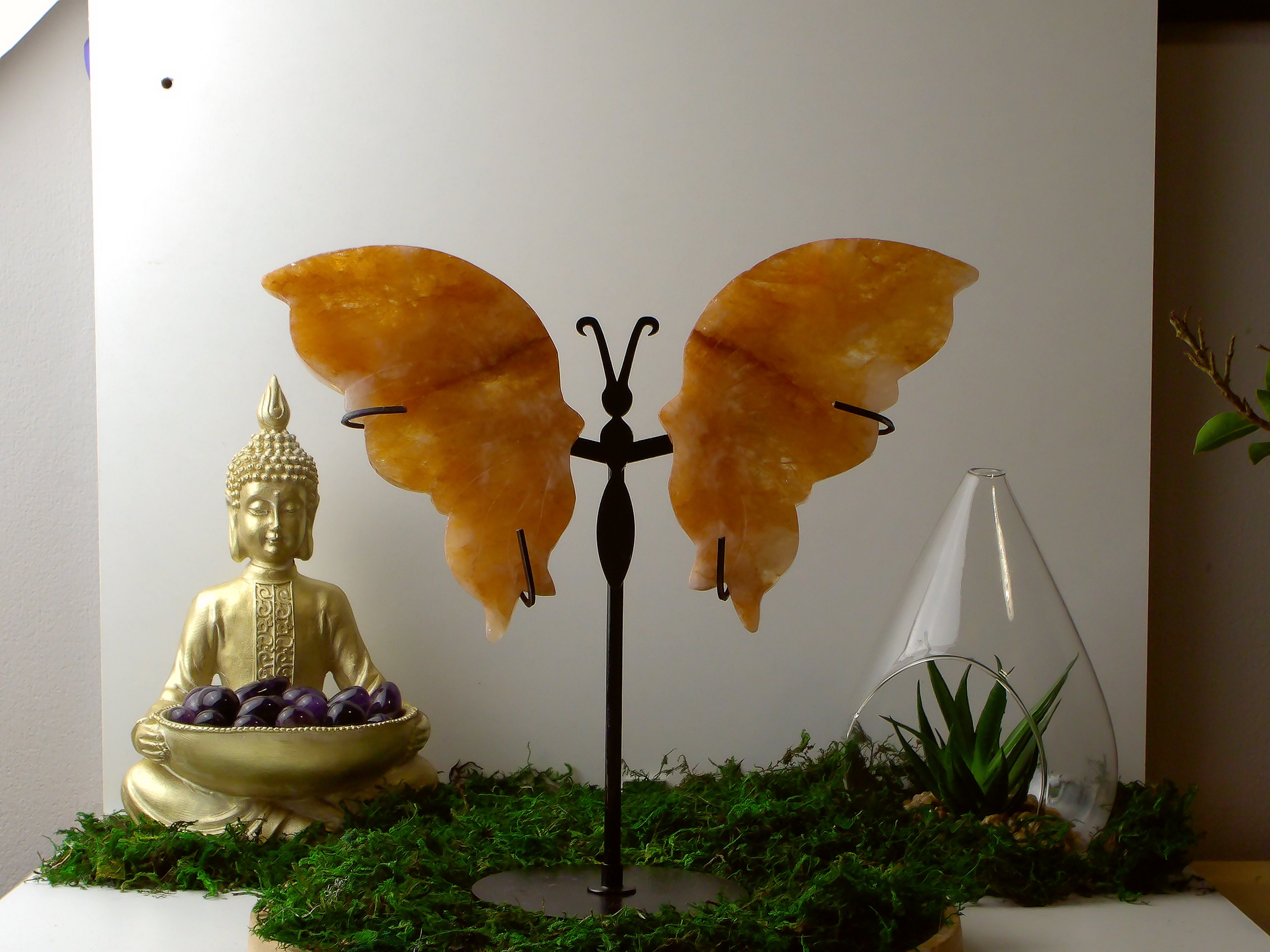 Feuerquarz Schmetterling