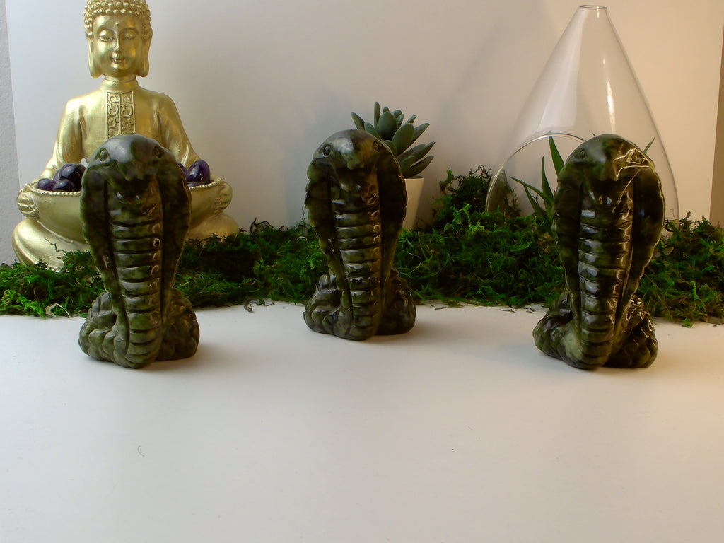 Kobra aus Grünerjade