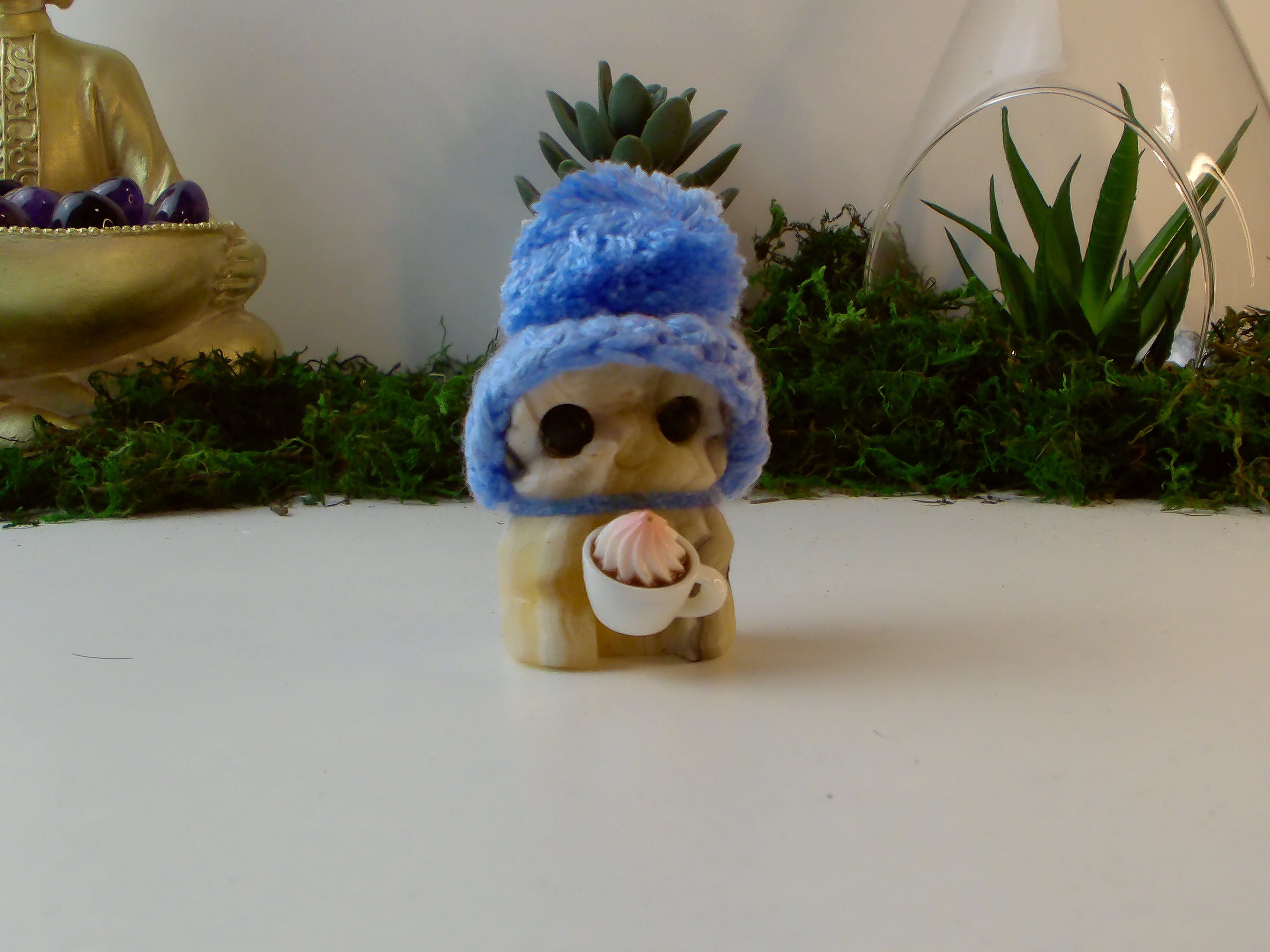 Süße Figur aus jaspis