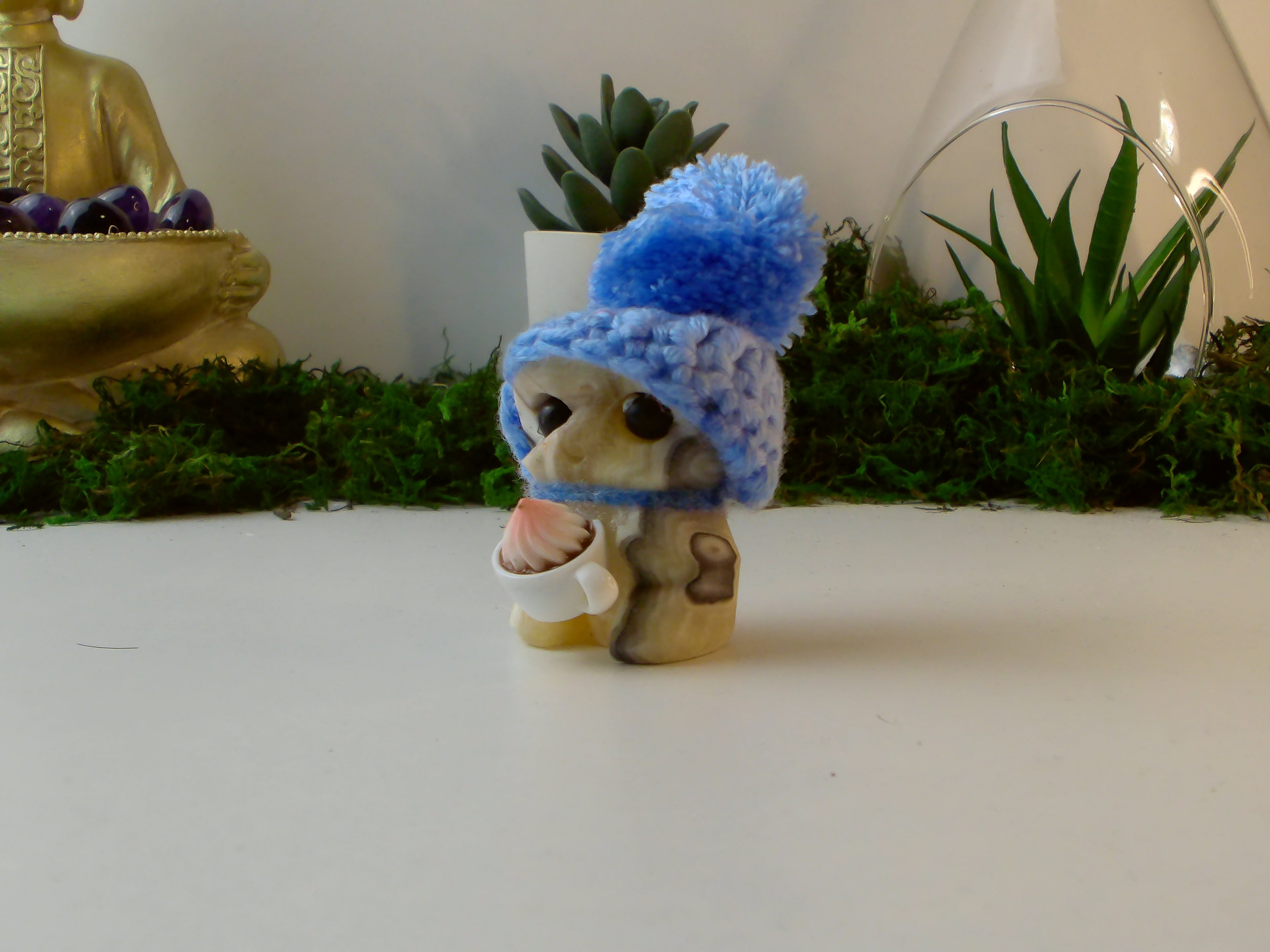 Süße Figur aus jaspis