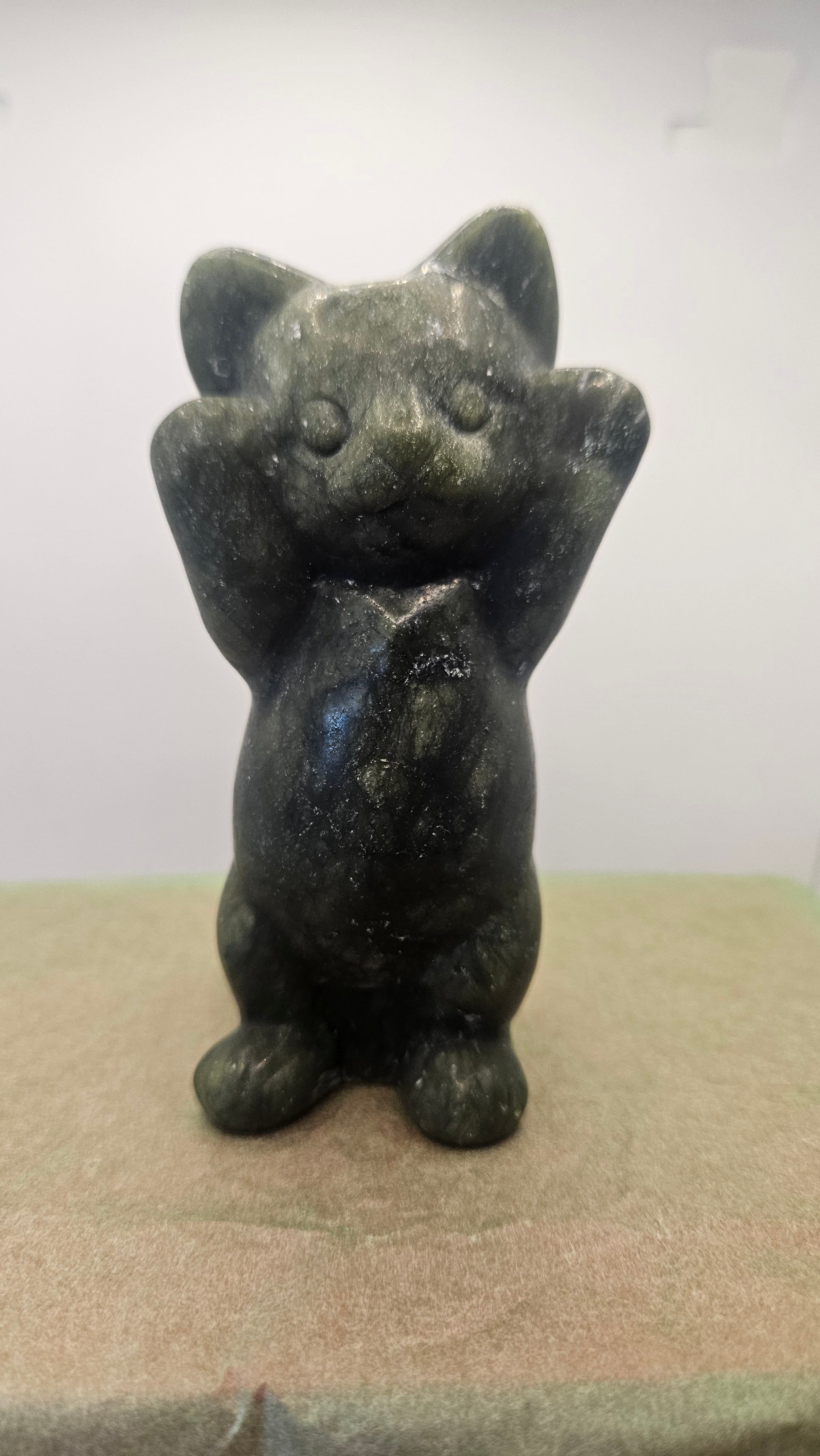 Katze Aus Grünerjade